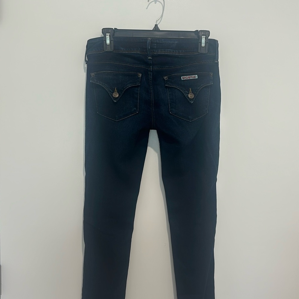 Hudson low rise skinny jeans 27